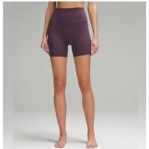 Lululemon Align HR Short 6" Size 10 Grape Thistle NWT